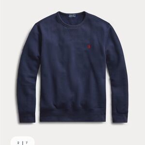 Polo by Ralph Lauren Men's Dark Blue Crewneck Sweater